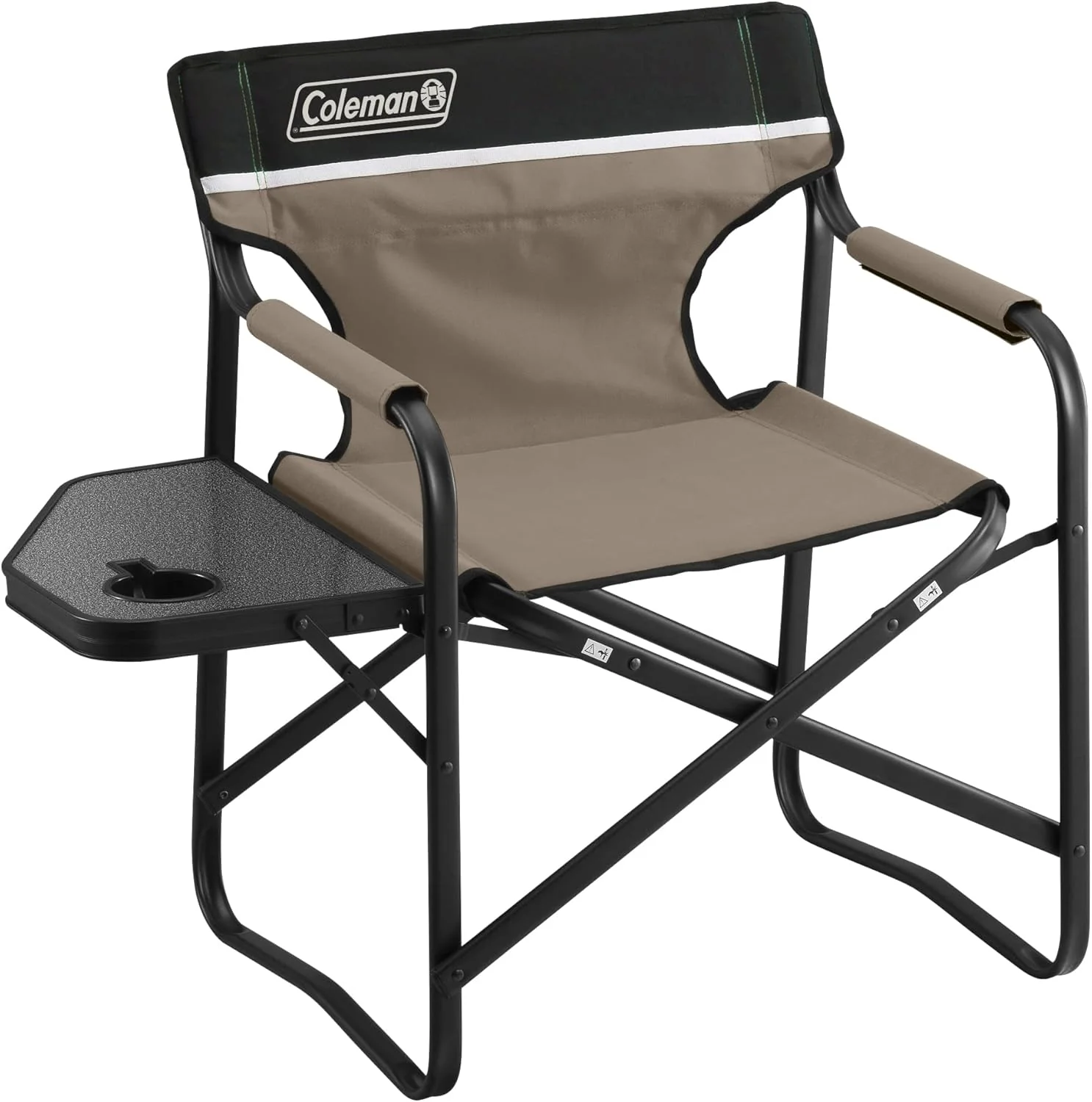 COLEMAN SIDE TABLE DECK CHAIR (GREIGE)